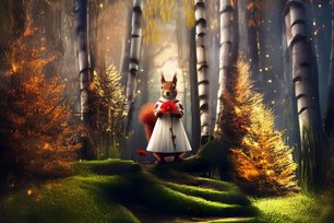 Die feuerrote Blume - Märchen in drei Akten